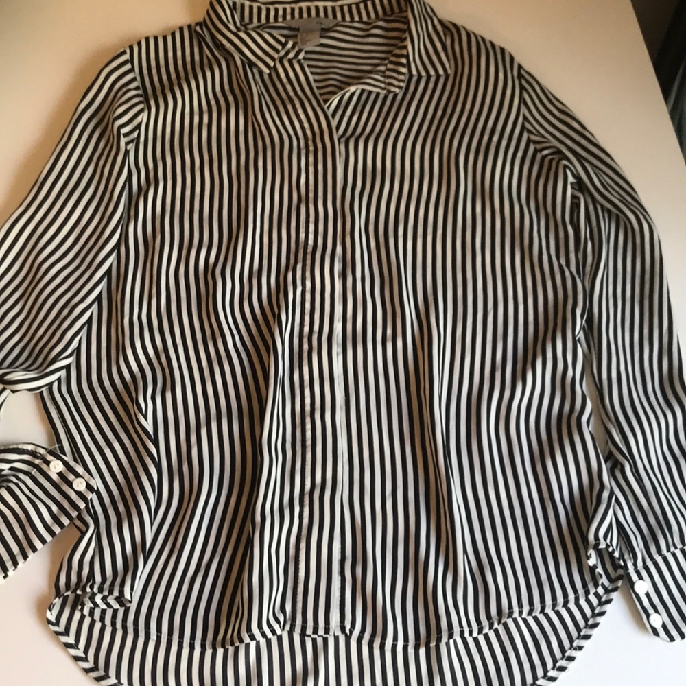 H&M Striped Button Down